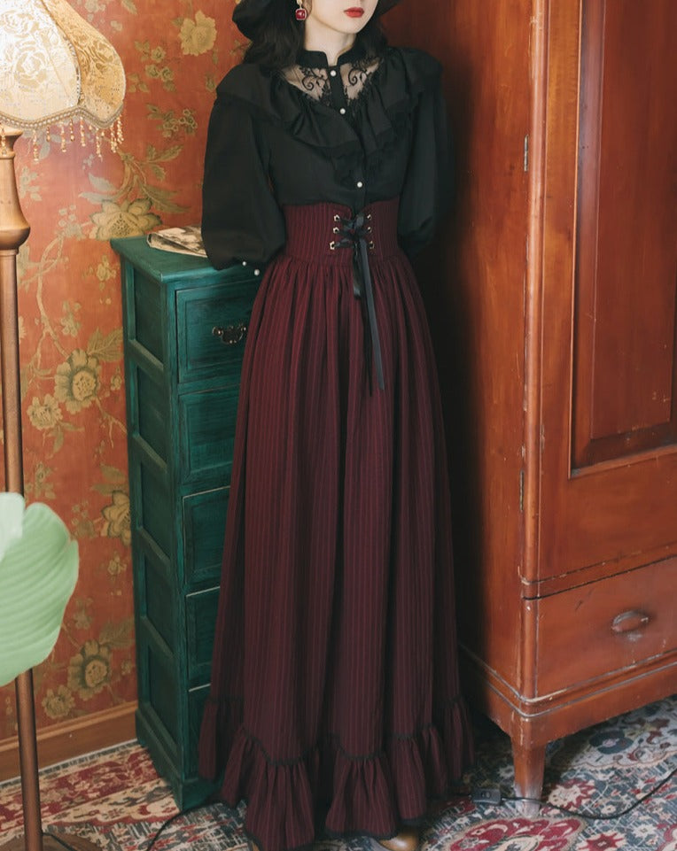 月華のジャンパースカートセット_A0359