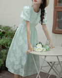 小手毬の花びらワンピース_A0294