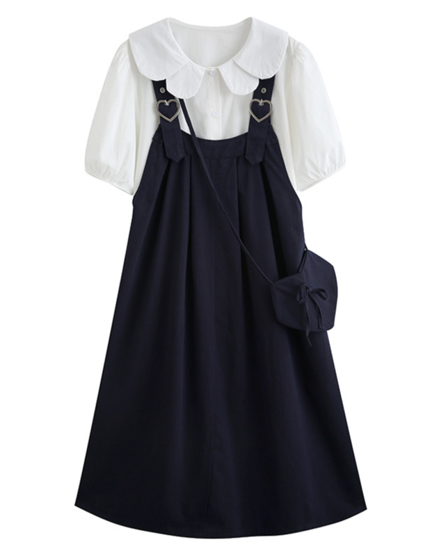 Horse chestnut jumper skirt set_A0297