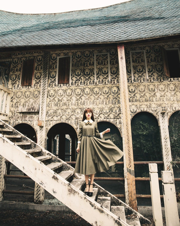 レノワールのリボンワンピース_A0375