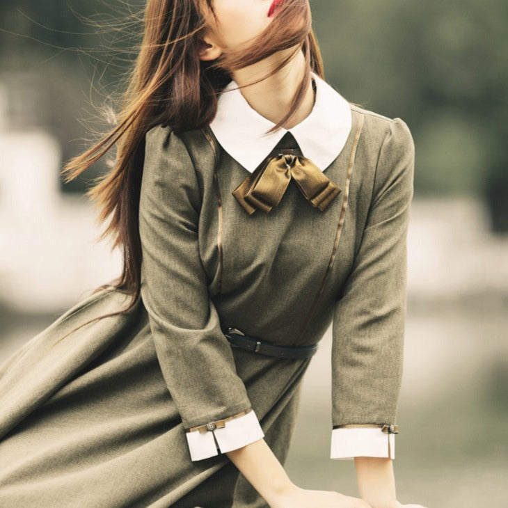 レノワールのリボンワンピース_A0375