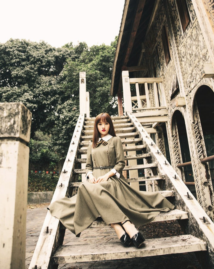 レノワールのリボンワンピース_A0375