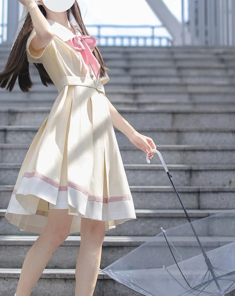 星明かりのクラシックワンピース_A0399