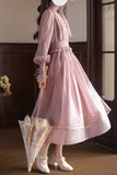 アザレアのシフォンワンピース_A0411