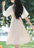葉影の清麗ワンピース_A0485