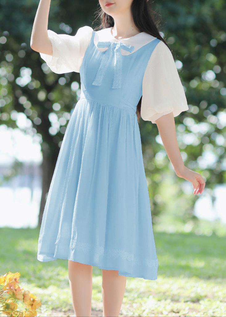 葉影の清麗ワンピース_A0485