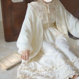 シフォンのフリルワンピース_A0354