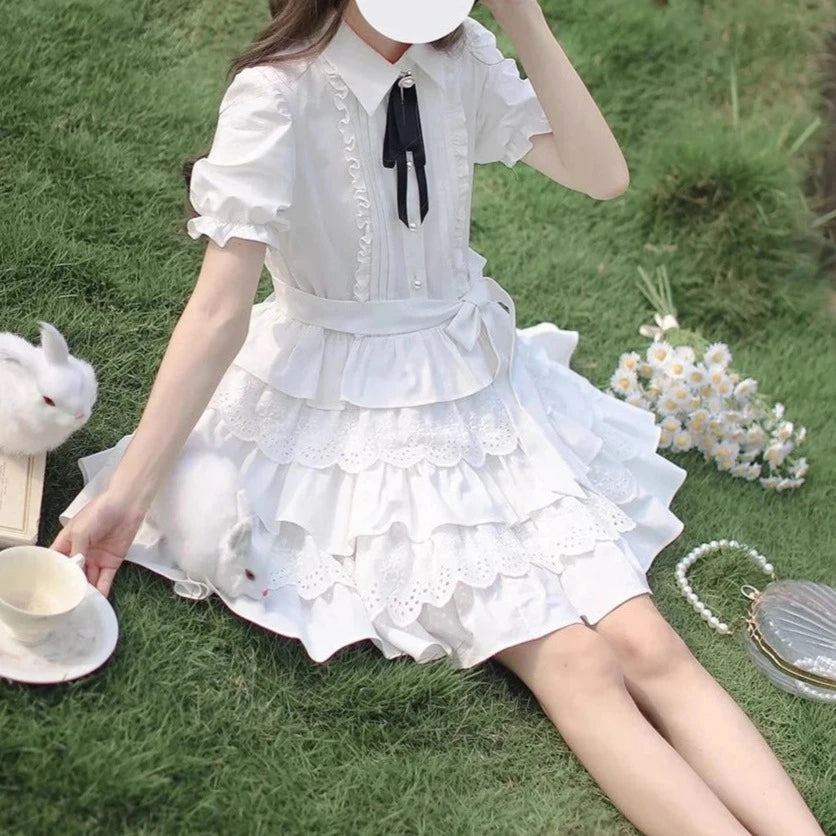 ノーチェのリボンワンピース_A0389