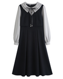 Forget-me-not ribbon dress_A0212