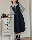 Forget-me-not ribbon dress_A0212