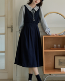 Forget-me-not ribbon dress_A0212