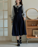 Forget-me-not ribbon dress_A0212