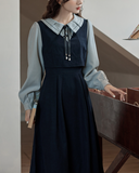 Forget-me-not ribbon dress_A0212