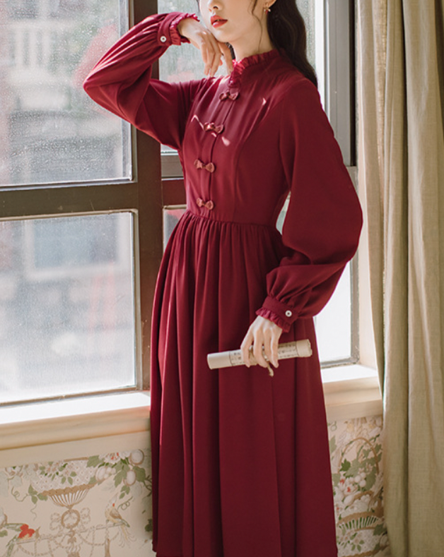 Rouge China Dress_A0214