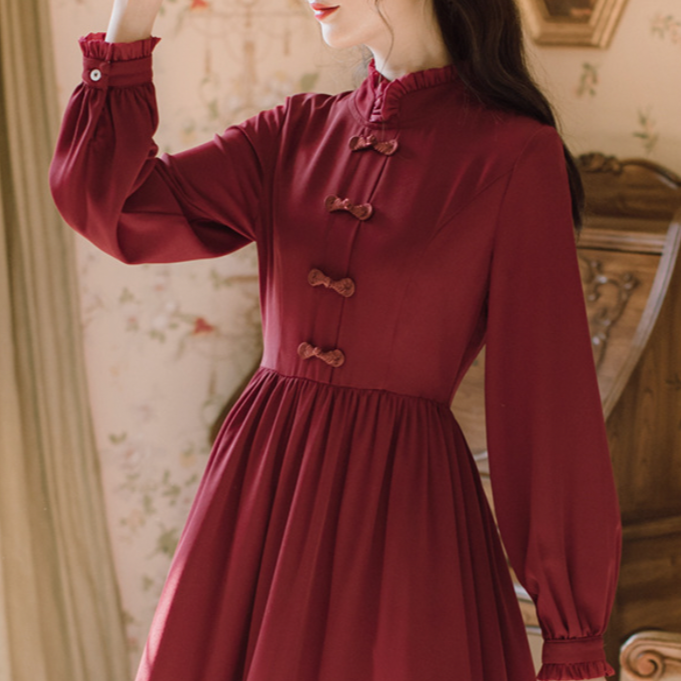 Rouge China Dress_A0214