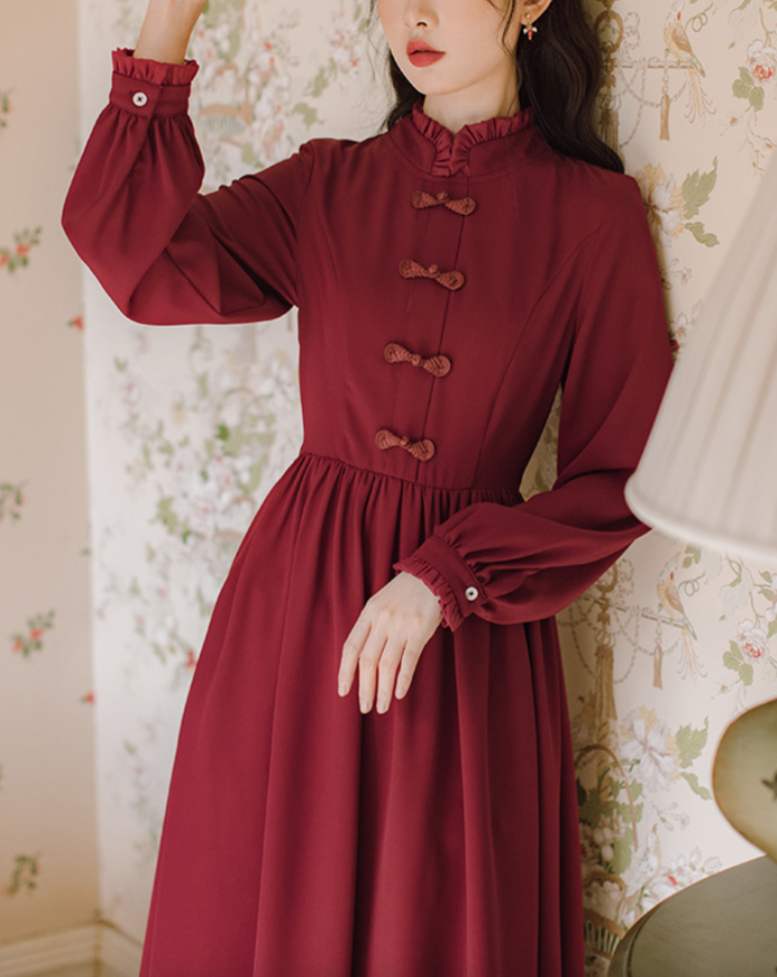 Rouge China Dress_A0214