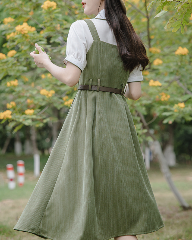 Black sesame jumper skirt_A0284