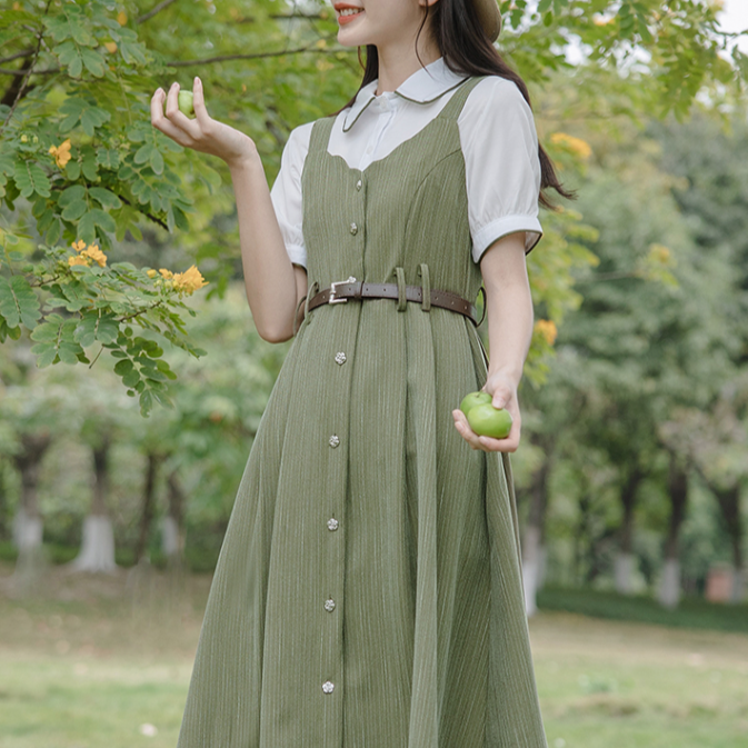 Black sesame jumper skirt_A0284