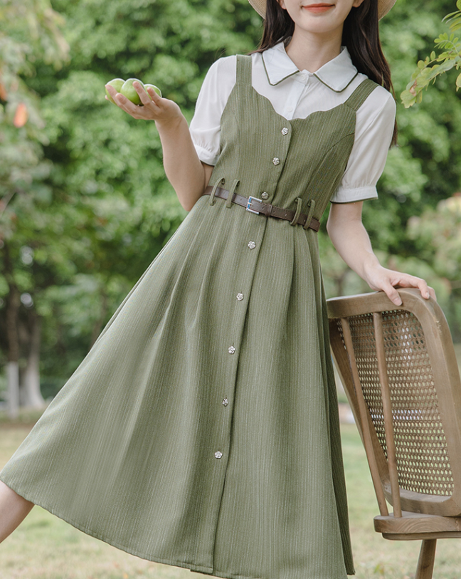 Black sesame jumper skirt_A0284