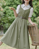 Black sesame jumper skirt_A0284