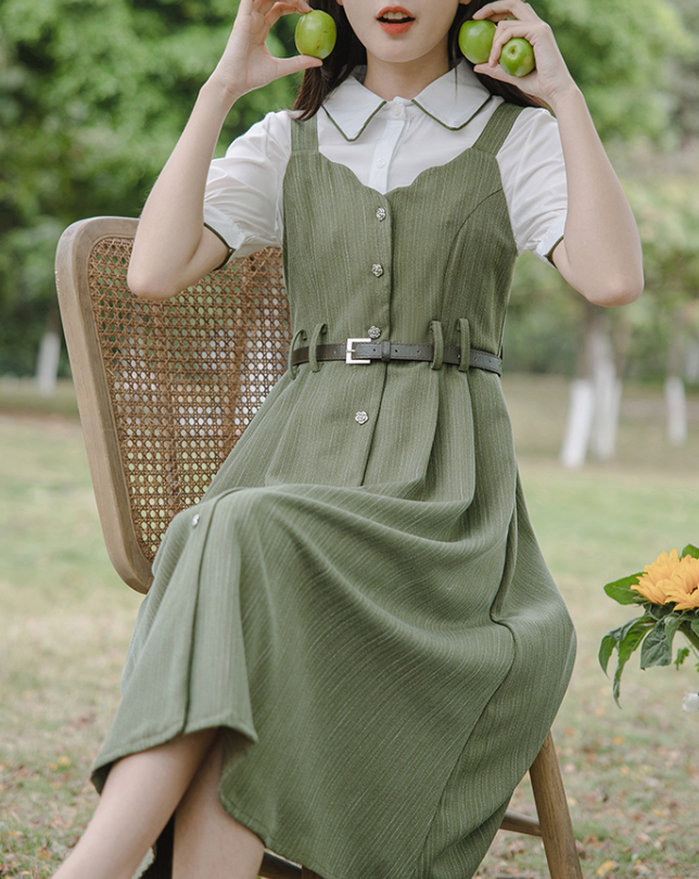Black sesame jumper skirt_A0284