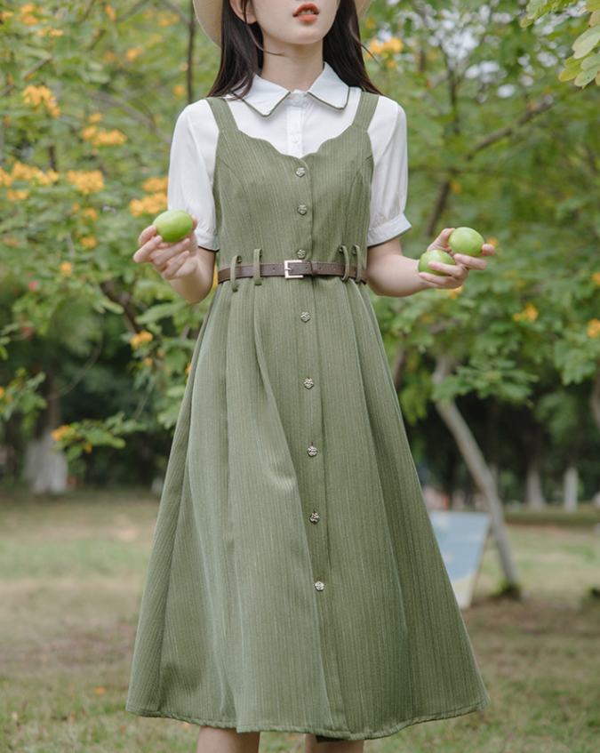 Black sesame jumper skirt_A0284