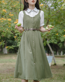 Black sesame jumper skirt_A0284