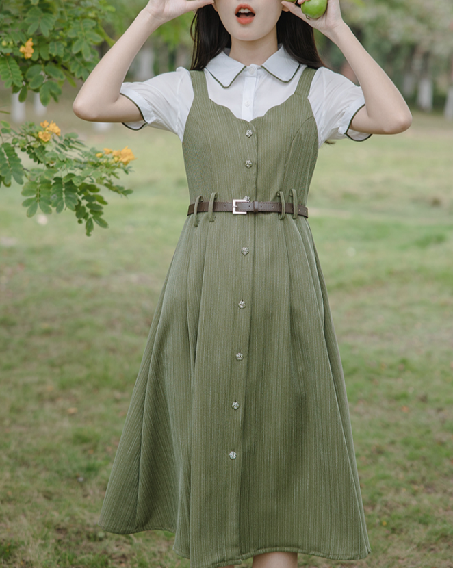 Black sesame jumper skirt_A0284