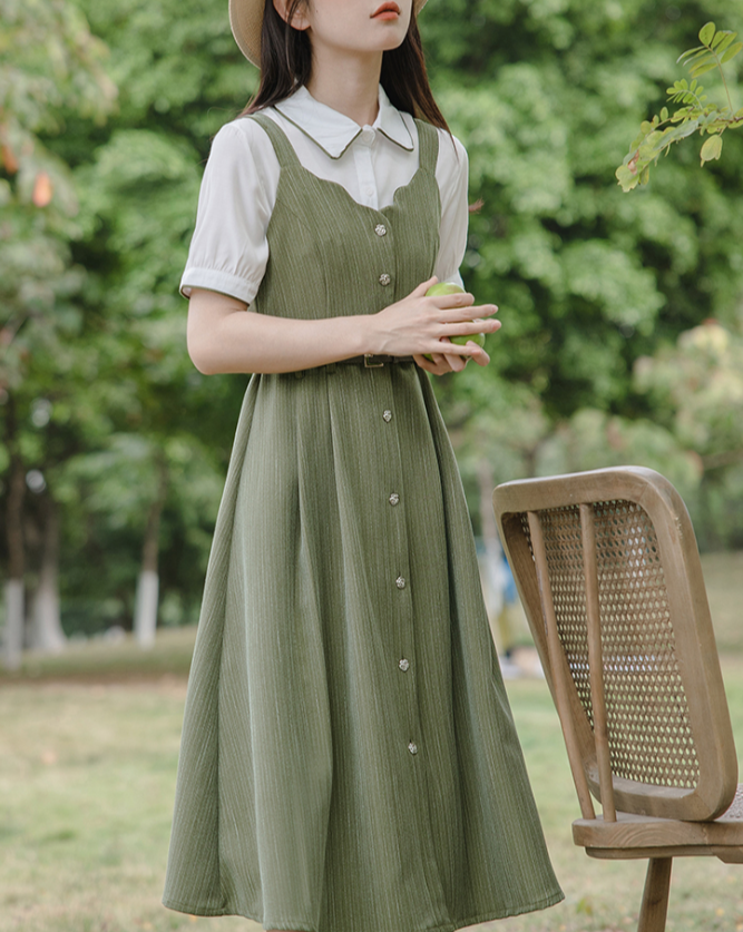 Black sesame jumper skirt_A0284