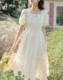 イベリスの花柄ワンピース_A0287