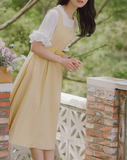Light blue half jumper skirt set_A0167