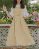 Light blue half jumper skirt set_A0167