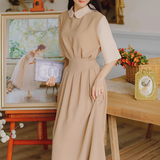 Princess walnut half dress_A0079