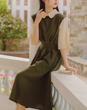 Princess walnut half dress_A0079