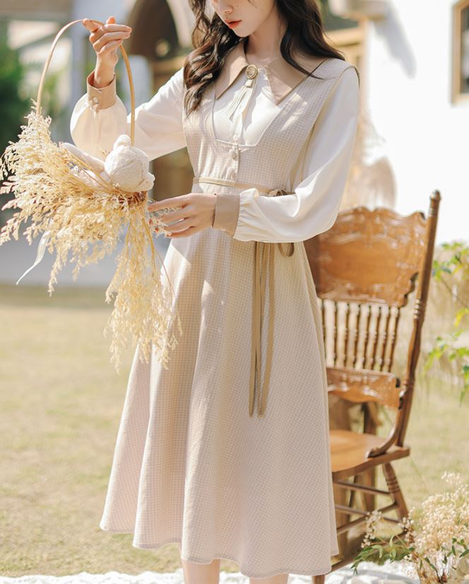 Western girl's jumper skirt set_A0161