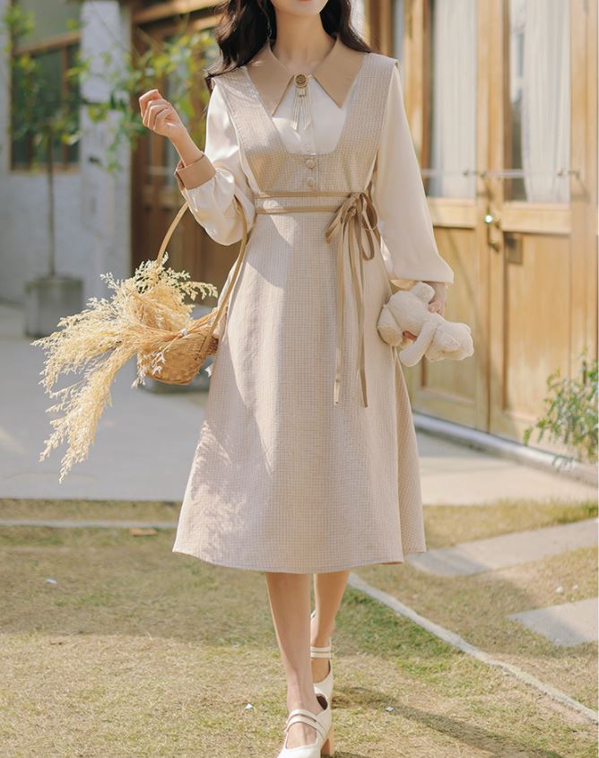 Western girl's jumper skirt set_A0161