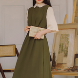 Princess walnut half dress_A0079