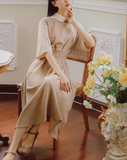 Princess walnut half dress_A0079