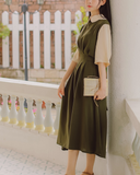 Princess walnut half dress_A0079