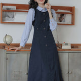 青霞のストライプワンピース_A0497