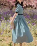 Water lily petal half dress_A0178