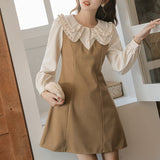 花綴の綿音ワンピース_A0502