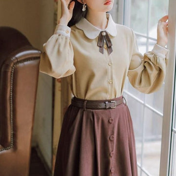 書館のちょうちょトップス_A0129