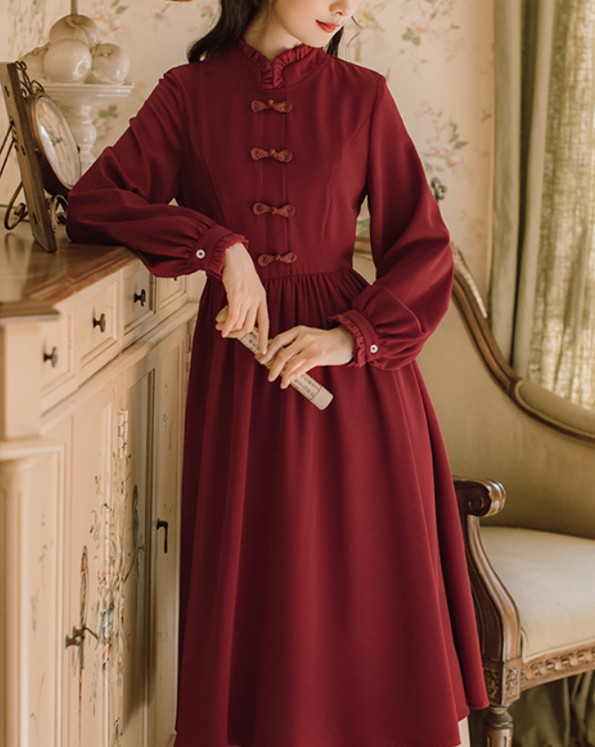 Rouge China Dress_A0214
