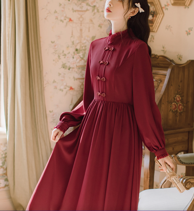 Rouge China Dress_A0214