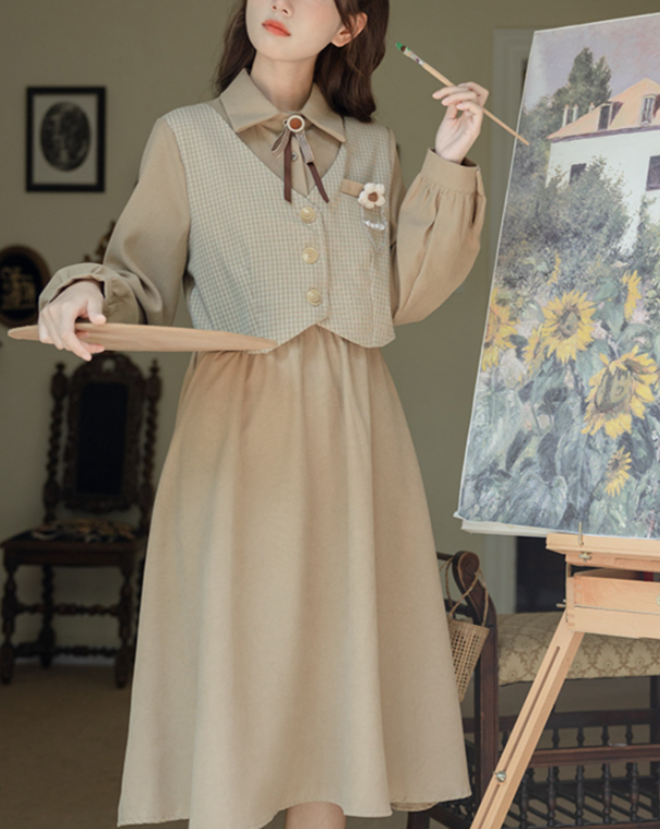 胡桃のベストワンピース_A0259 – Yuruly