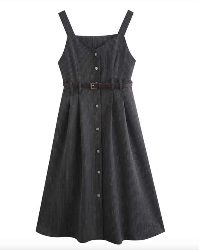 Black sesame jumper skirt_A0284
