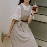淡瑠璃のハーフジャンパースカートセット_A0167