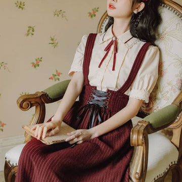 ダージリンのハーフジャンパースカートセット_A0096